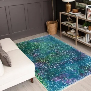 Rowland Teal 8 Ft. X 10 Ft. Abstract Area Rug By Mohawk Home | * Flash Sale