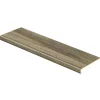 Rustic Wood 47 In. X 12-1/8 In. D X 2-3/16 In. H Vinyl Overlay For Stairs 1-1/8 In. To 1-3/4 In. By Cap A Tread | * Online