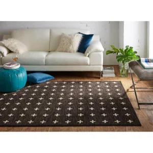 Sahana Black 5 Ft. X 8 Ft. Geometric Area Rug By Mohawk Home | * Store
