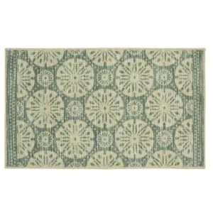 Sand Dollar Aqua 1 Ft. 8 In. X 2 Ft. 10 In. Medallion Machine Washable Area Rug By Mohawk Home | * Shop