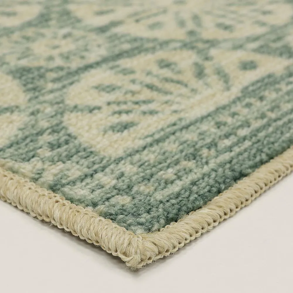 sand_dollar_aqua__ft__in__2.webp Sand Dollar Aqua 1 Ft. 8 In. X 2 Ft. 10 In. Medallion Machine Washable Area Rug By Mohawk Home | * Shop