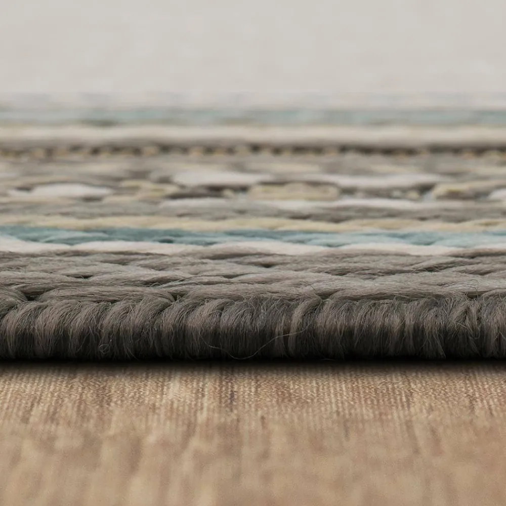 seaside_border_light_grey_7.webp Seaside Border Light Grey 8 Ft. X 10 Ft. Geometric Indoor/Outdoor Area Rug By Mohawk Home | * Clearance
