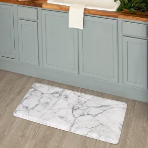 Serene Marble 20 In. X 42 In. Kitchen Mat By Mohawk Home | * Cheap