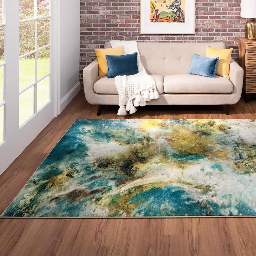 shoreline_water__ft_x__ft_1.webp Shoreline Water 9 Ft. X 12 Ft. Abstract Area Rug By Mohawk Home | * Cheap