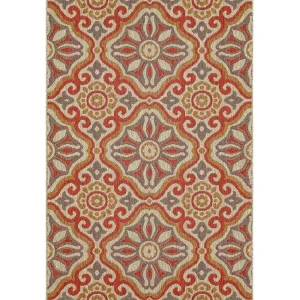 Sorrento Rust 10 Ft. X 13 Ft. Geometric Indoor/Outdoor Area Rug By Mohawk Home | * Outlet