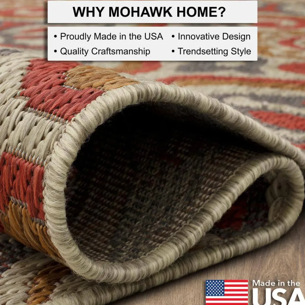 sorrento_rust__ft_x__ft_g_6.webp Sorrento Rust 10 Ft. X 13 Ft. Geometric Indoor/Outdoor Area Rug By Mohawk Home | * Outlet