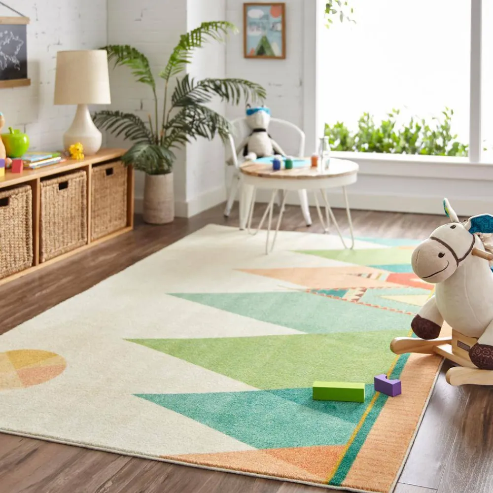southwest_teepee_multi__f_1.webp Southwest Teepee Multi 8 Ft. X 10 Ft. Contemporary Area Rug By Mohawk Home | * Cheap
