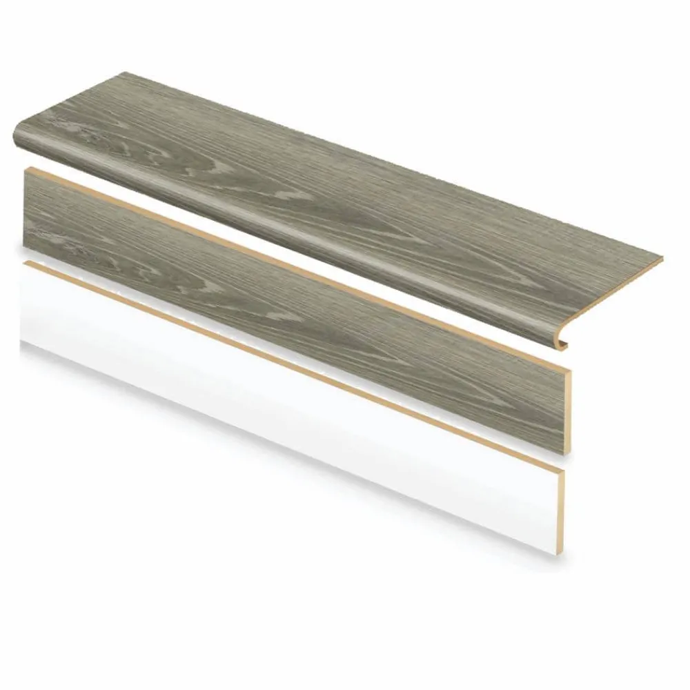 sterling_oak_stair_tread__0.webp Sterling Oak Stair Tread And Reversible Riser Kit 47 In. L X 12-1/8 In. W X 1-11/16 In. T For Stairs 1 In. Thick By Cap A Tread | * Clearance