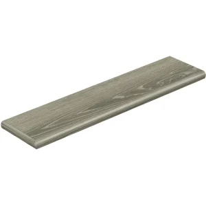 Sterling Oak/Gray Birch Wood 47 In. L X 12-1/8 In. D X 1-11/16 In. H Vinyl Overlay Left Return For Stairs 1 In. T By Cap A Tread | * Online