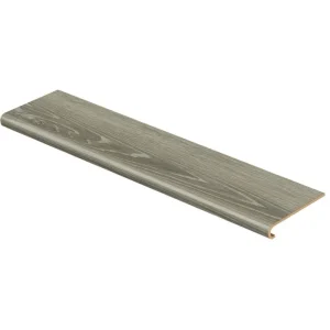 Sterling Oak/Gray Birch Wood 47 In. Length X 12-1/8 In. Deep X 1-11/16 In. Height Vinyl Overlay For Stairs 1 In. T By Cap A Tread | * New
