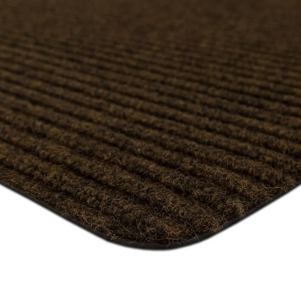 striped_utility_mat_brown_4.webp Striped Utility Mat Brown Indoor/Outdoor 18 In. X 30 In. Utility Door Mat By Mohawk Home | * Sale