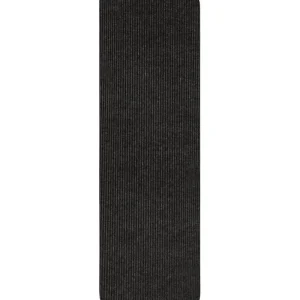 Striped Utility Mat Charcoal Indoor/Outdoor 24 In. X 72 In. Utility Door Mat By Mohawk Home | * Hot