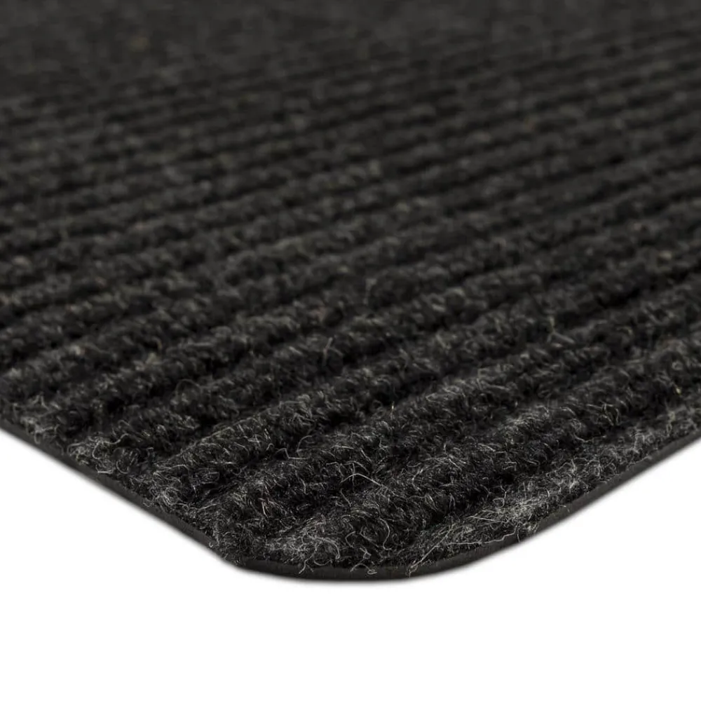 striped_utility_mat_charc_4-3.webp Striped Utility Mat Charcoal Indoor/Outdoor 36 In. X 48 In. Utility Door Mat By Mohawk Home | * Fashion