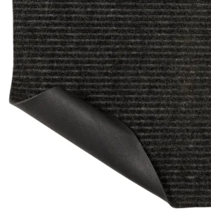 Striped Utility Mat Charcoal Indoor/Outdoor 24 In. X 60 In. Utility Door Mat By Mohawk Home | * Online