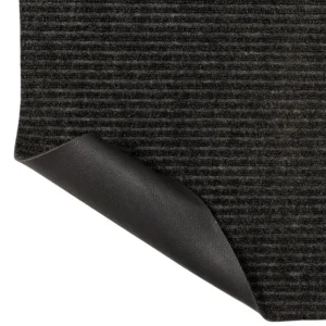 Striped Utility Mat Charcoal Indoor/Outdoor 36 In. X 48 In. Utility Door Mat By Mohawk Home | * Fashion