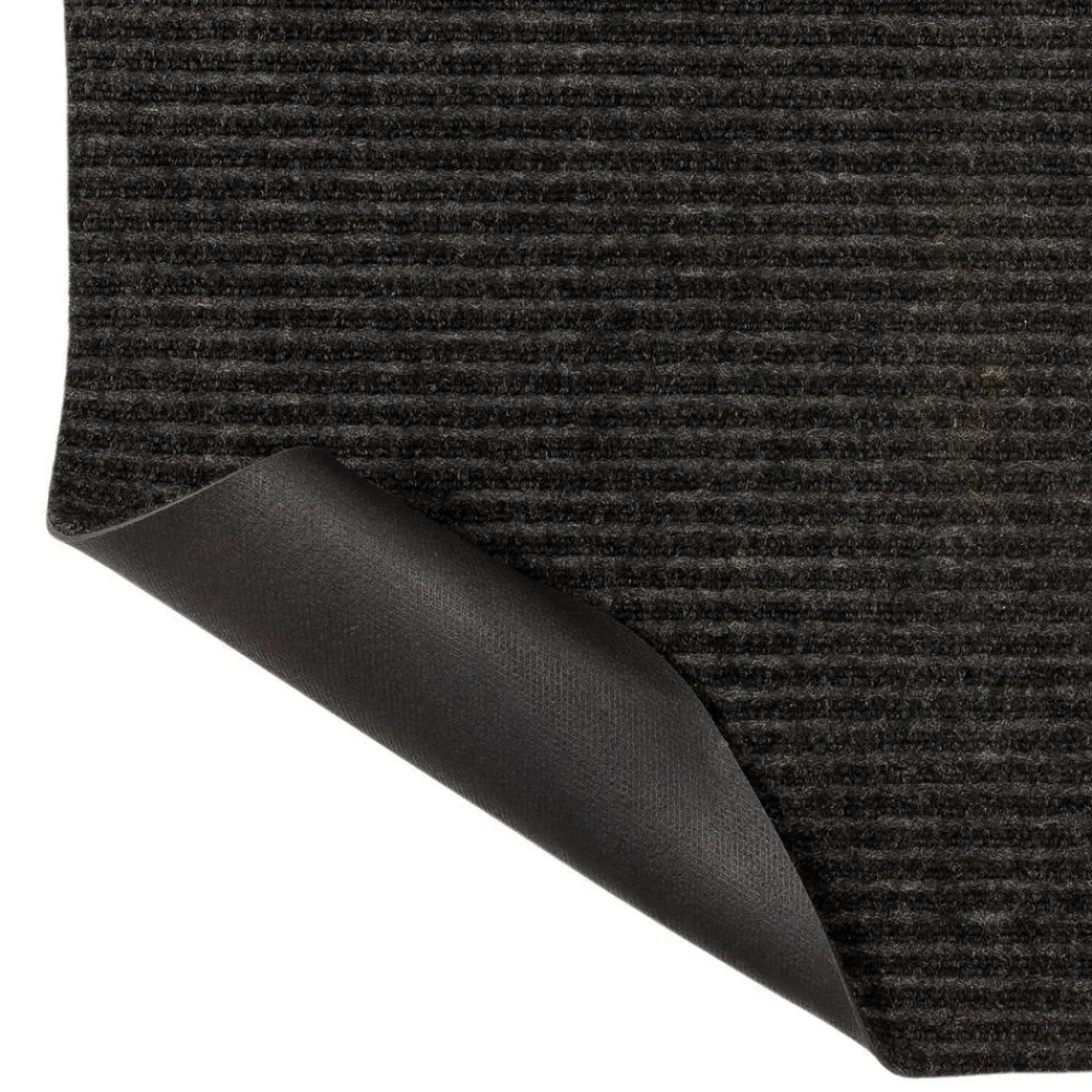 striped_utility_mat_charc_5.webp Striped Utility Mat Charcoal Indoor/Outdoor 24 In. X 36 In. Utility Door Mat By Mohawk Home | * Store