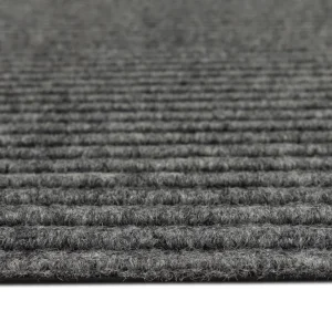 Striped Utility Mat Grey Indoor/Outdoor 24 In. X 36 In. Utility Door Mat By Mohawk Home | * Flash Sale