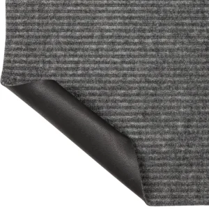 Striped Utility Mat Grey Indoor/Outdoor 24 In. X 60 In. Utility Door Mat By Mohawk Home | * Discount