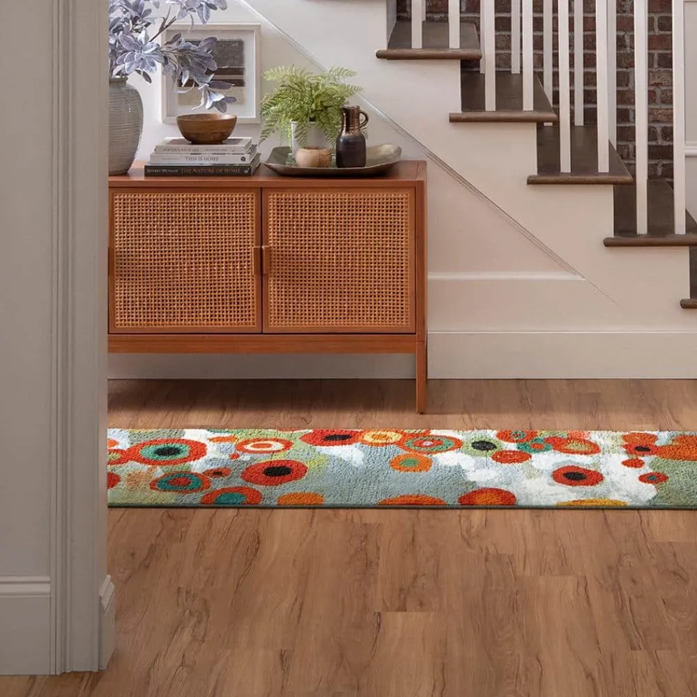 tossed_floral_multi__ft_x_1.webp Tossed Floral Multi 2 Ft. X 8 Ft. Machine Washable Abstract Runner Rug By Mohawk Home | * Outlet