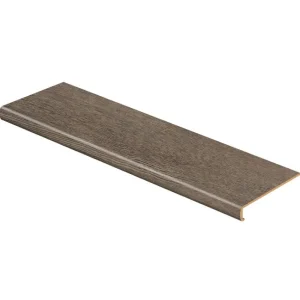 Tupelo Oak/Semi-Sweet Oak 47 In. L X 12-1/8 In. W X 2-3/16 In. T Vinyl Overlay To Cover Stairs 1-1/8 In. To 1-3/4 In. T By Cap A Tread | * Clearance