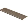 Tupelo Oak/Semi-Sweet Oak 47 In. L X 12-1/8 In. W X 1-11/16 In. T Vinyl Overlay To Cover Stairs 1 In. Thick By Cap A Tread | * Fashion