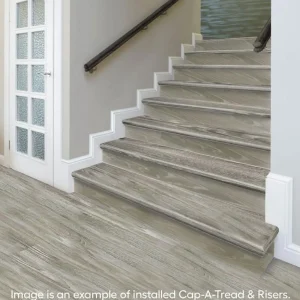 Turin Gris Stair Tread And Reversible Riser Kit 47 In. L X 12-1/8 In. W X 2-3/16 In. T By Cap A Tread | * Discount