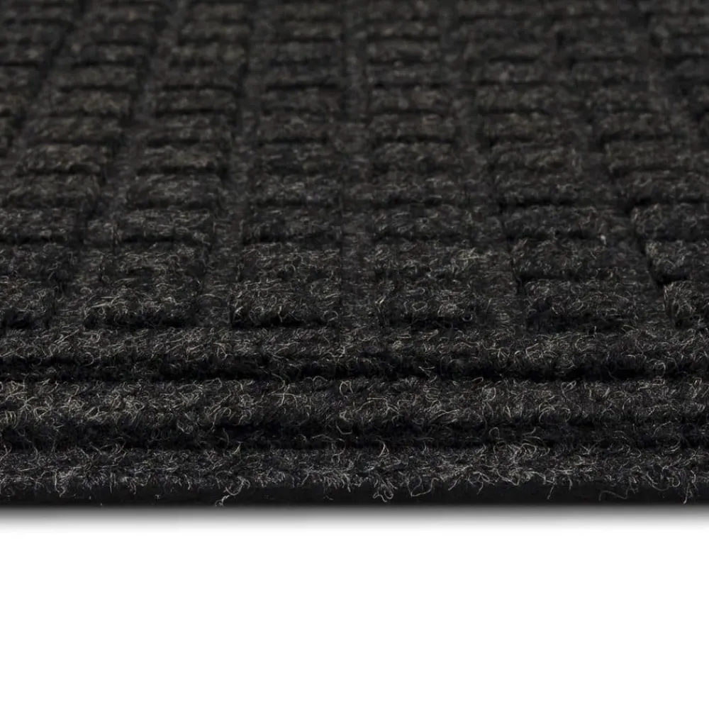 waffle_grid_impression_on_2-1.webp Waffle Grid Impression Onyx 24 In. X 36 In. Recycled Rubber Indoor/Outdoor Door Mat By Mohawk Home | * Flash Sale
