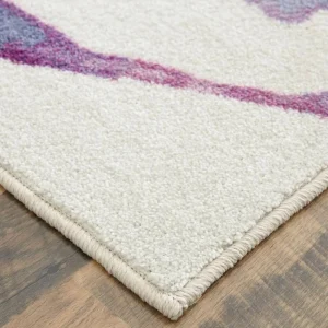 Watercolor Butterflies Purple 5 Ft. X 8 Ft. Abstract Area Rug By Mohawk Home | * Hot