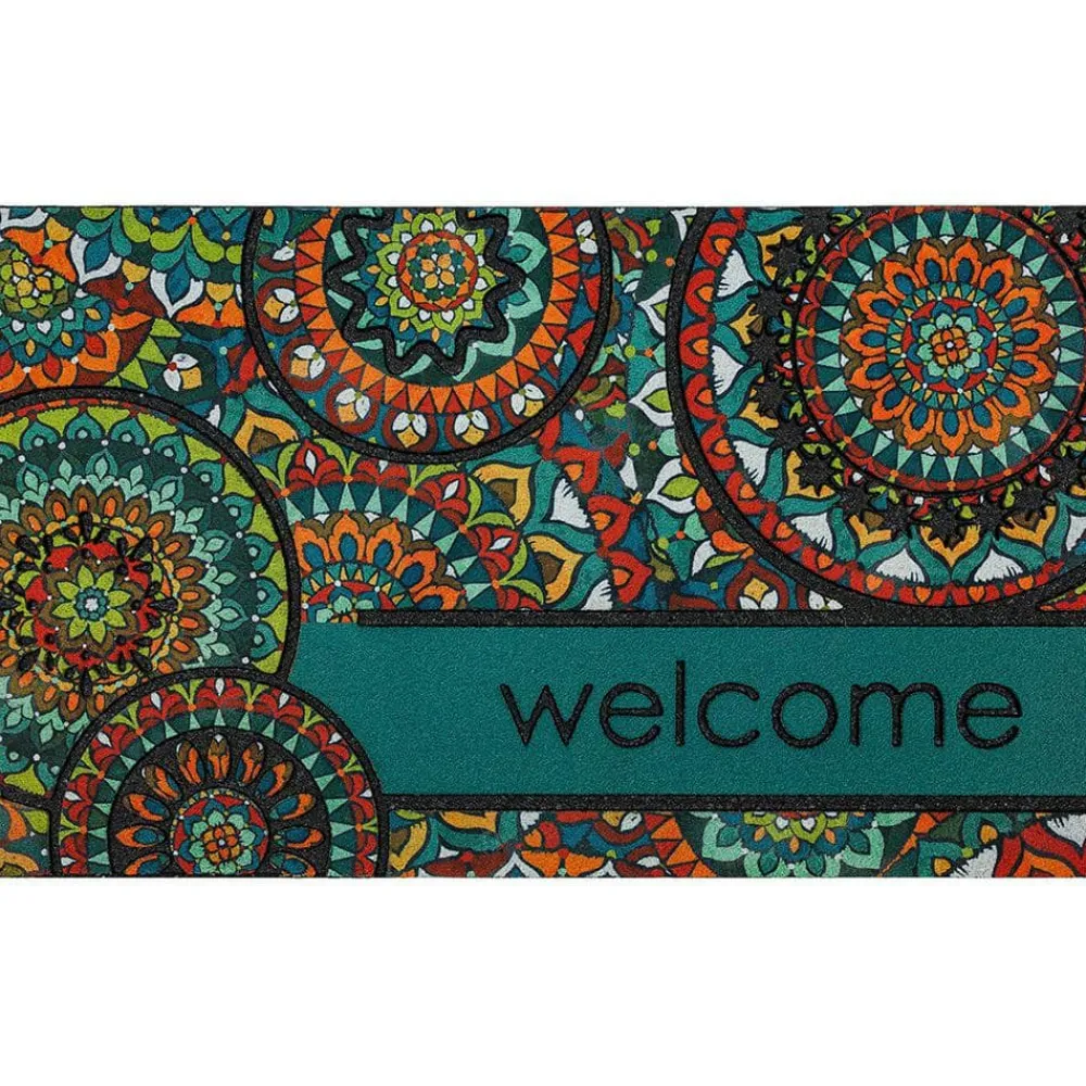 welcome_bohemian_kingdom__0.webp Welcome Bohemian Kingdom 18 In. X 30 In. Doorscapes Mat By Mohawk Home | * Clearance
