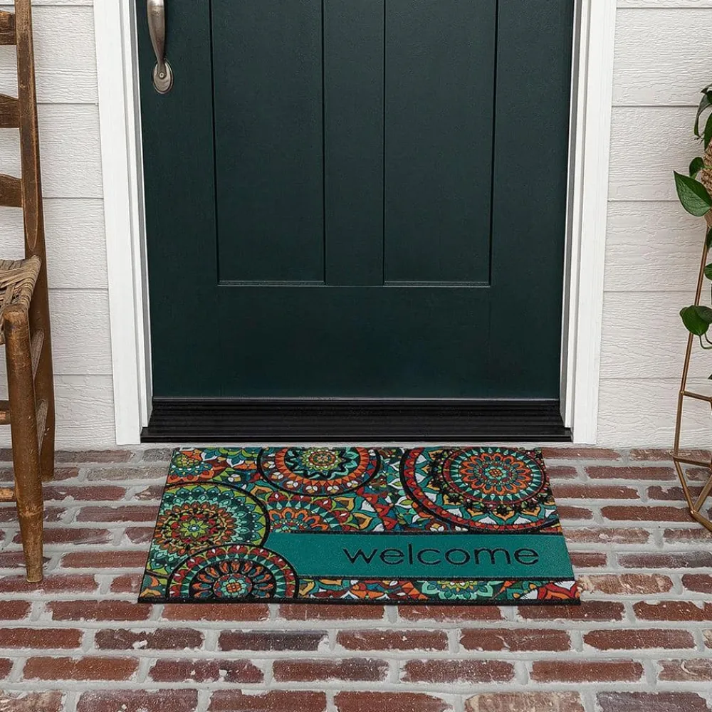 welcome_bohemian_kingdom__1.webp Welcome Bohemian Kingdom 18 In. X 30 In. Doorscapes Mat By Mohawk Home | * Clearance