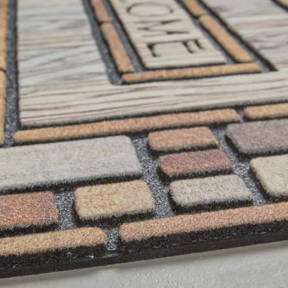 welcome_drifted_nature__i_3.webp Welcome Drifted Nature 23 In. X 35 In. Doorscapes Estate Mat By Mohawk Home | * Best