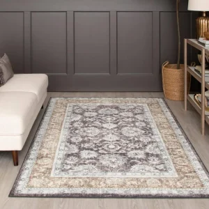 Worcester Grey 9 Ft. X 12 Ft. Oriental Area Rug By Mohawk Home | * Clearance